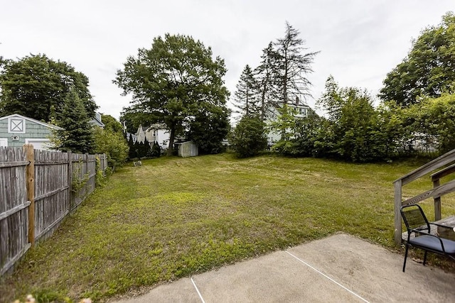 24 Curve St, Brockton, MA 02302 - view of yard featuring a patio area