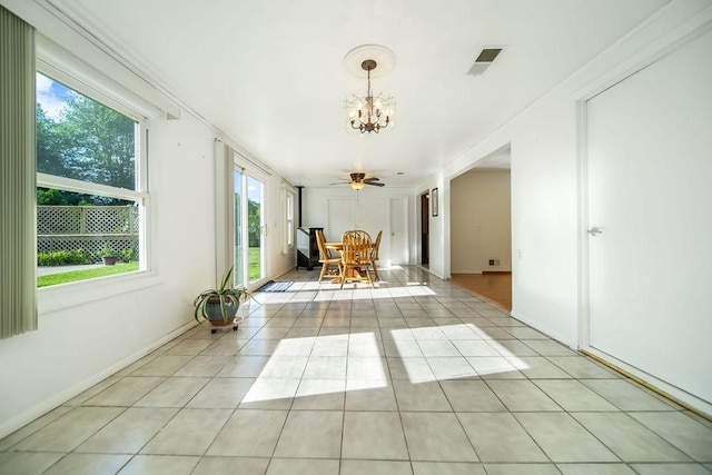 35 Lazywood Ln, Swansea, MA 02777 - sunroom / solarium with a chandelier