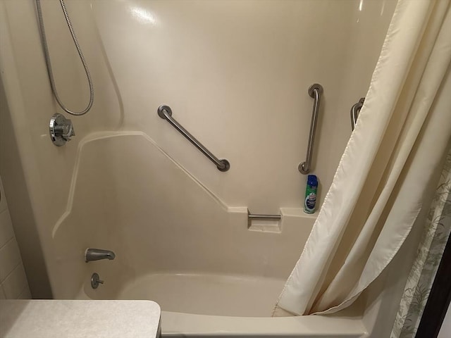 54 Brunswick Park, Melrose, MA 02176 - bathroom with shower / tub combo with curtain