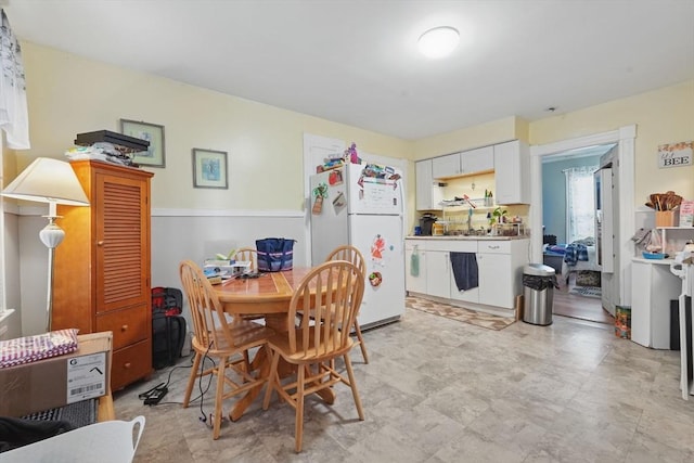 view of dining area