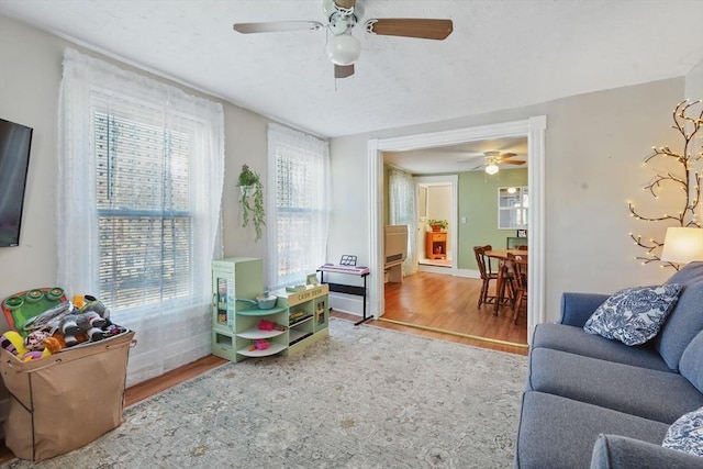 interior space featuring hardwood / wood-style floors