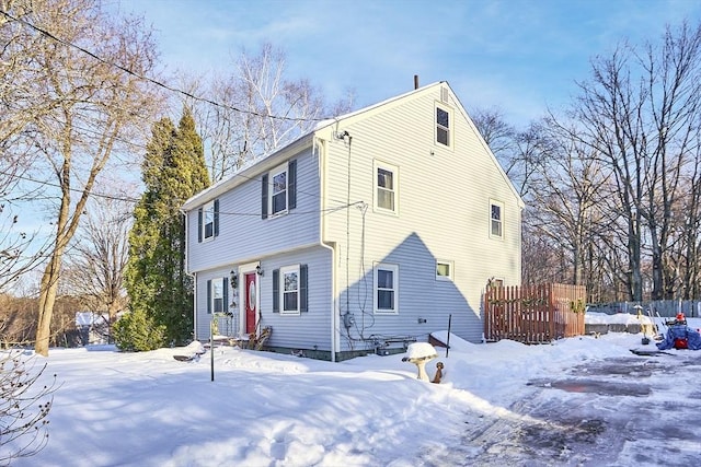 view of front of home