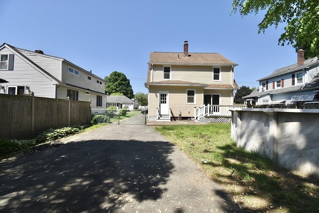 view of rear view of house