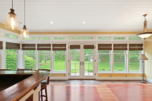 14 Prince St, Danvers, MA 01923 - sunroom / solarium featuring french doors and healthy amount of natural light