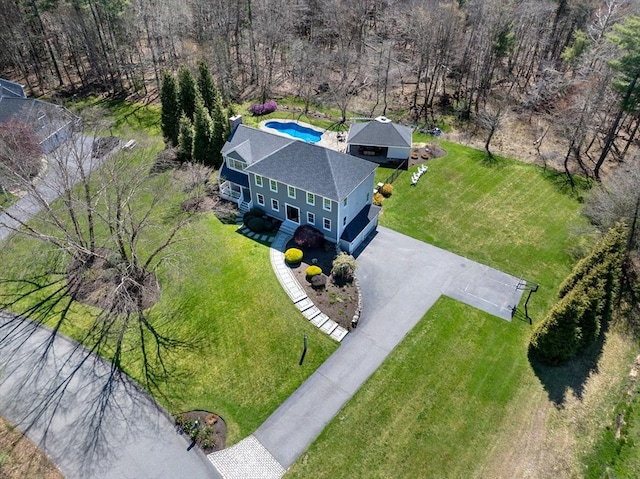 drone / aerial view