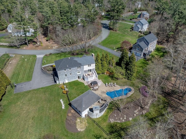 drone / aerial view