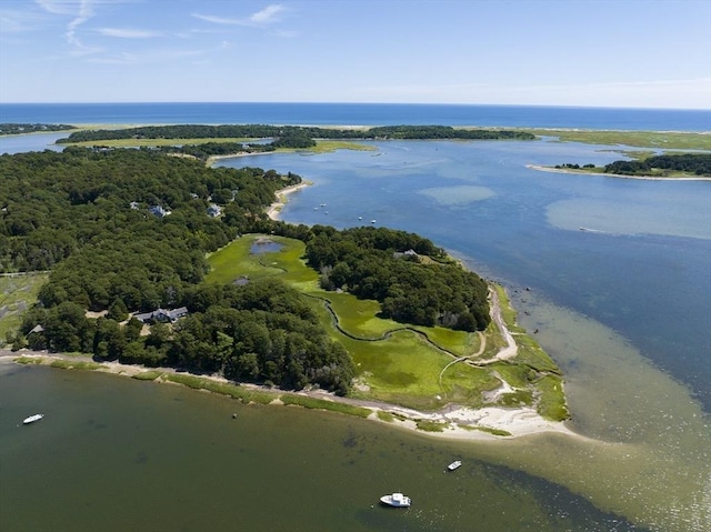 63 Old Field Rd, Orleans, MA 02563 - aerial view of property's location with a large body of water