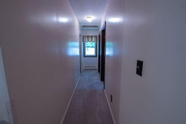 8 Adams Rd, Hubbardston, MA 01452 - hall with baseboard heating and carpet flooring