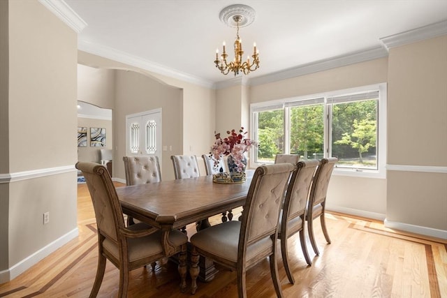 14 Sandpiper Hl, Sharon, MA 02067 - dining room featuring a chandelier, light wood finished floors, and crown molding