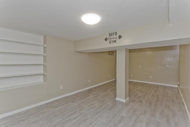 52 Marmon Ct, Springfield, MA 01129 - finished below grade area featuring light wood-style floors and baseboards