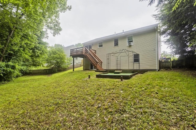 52 Marmon Ct, Springfield, MA 01129 - back of house featuring stairs, a deck, and cooling unit