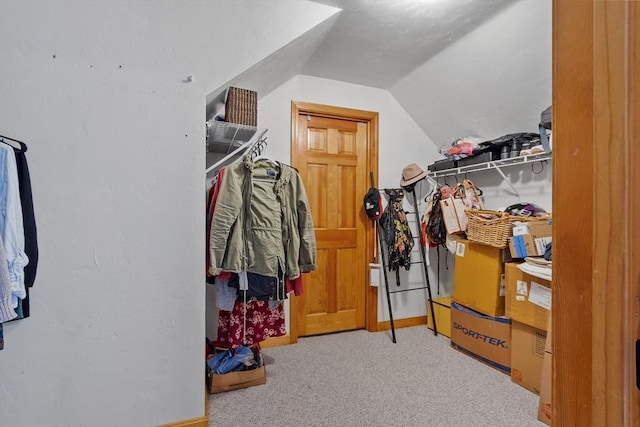 76 Woobly Rd, Bolton, MA 01740 - walk in closet with lofted ceiling and carpet floors