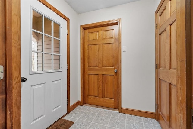 76 Woobly Rd, Bolton, MA 01740 - doorway featuring baseboards