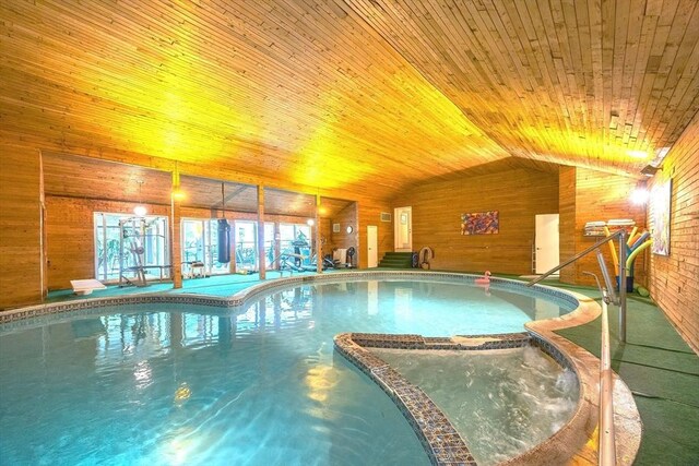 5 Deerfield Rd, Medway, MA 02053 - view of pool with a pool with connected hot tub