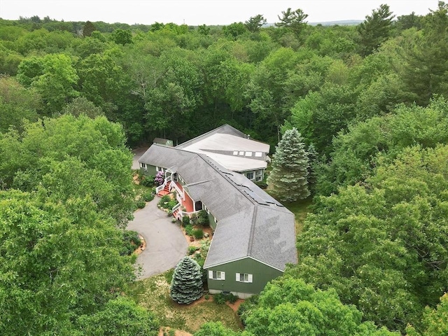 5 Deerfield Rd, Medway, MA 02053 - view of subject property featuring a heavily wooded area