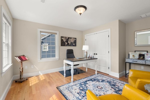 50 Sterling Rd, Needham, MA 02492 - home office featuring wood finished floors and baseboards