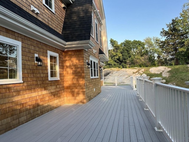 view of deck