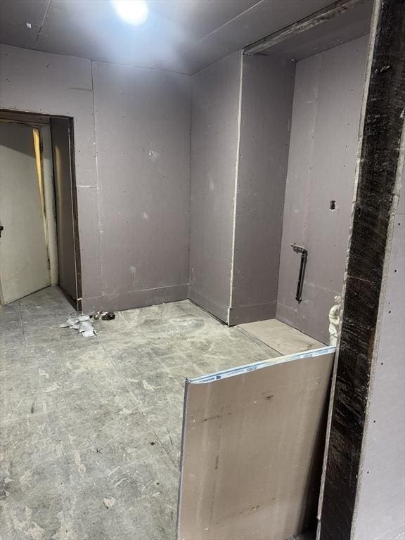 view of spare room