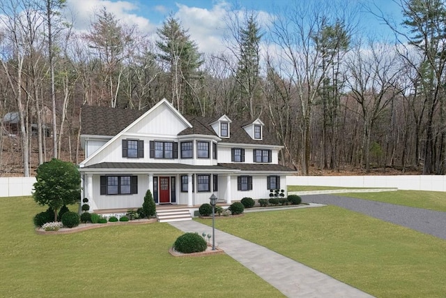 6 Meadow Rd, Bolton, MA 01740 - view of front of home with a porch and driveway