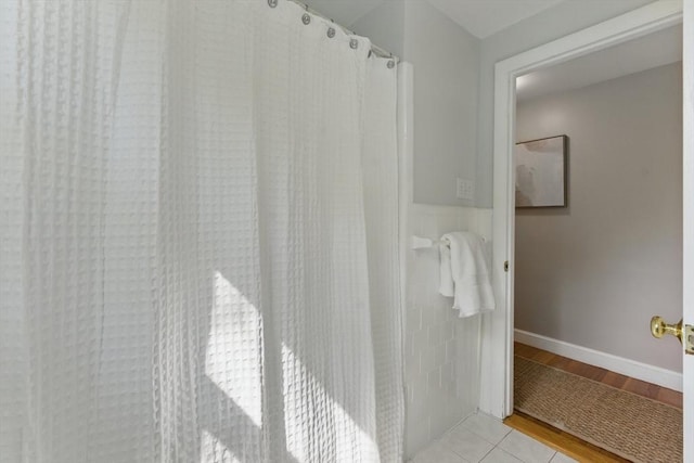 90 Woodland Rd, Malden, MA 02148 - bathroom with wood finished floors