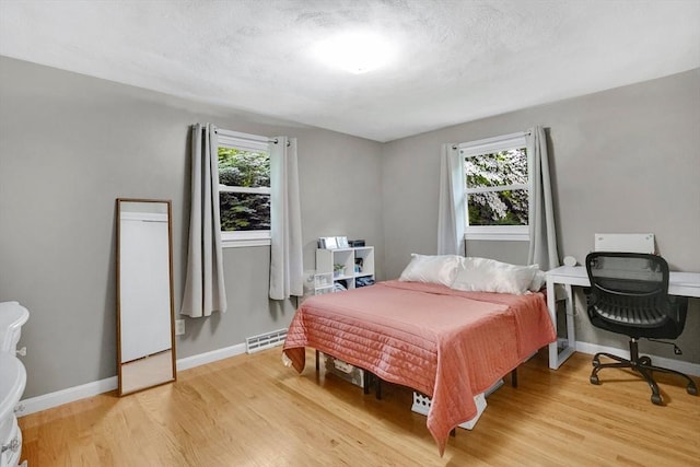 389 Porter Rd, East Longmeadow, MA 01028 - bedroom with light wood finished floors and an office area