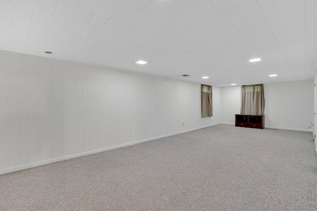 389 Porter Rd, East Longmeadow, MA 01028 - finished basement with carpet and recessed lighting