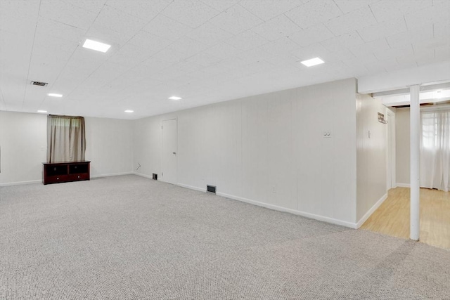 389 Porter Rd, East Longmeadow, MA 01028 - finished below grade area featuring carpet flooring and baseboards