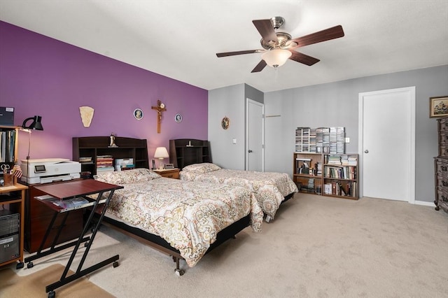 84 Chapin Greene Unit 84, Ludlow, MA 01056 - carpeted bedroom with a desk and ceiling fan