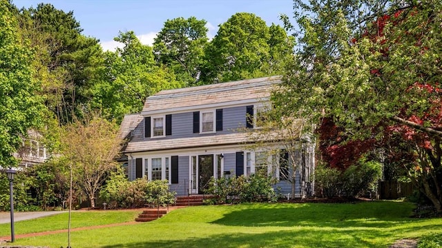96 Nonantum St, Newton, MA 02458 - colonial inspired home with a front yard