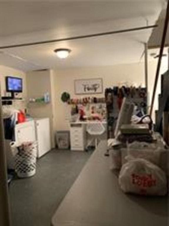 view of storage room
