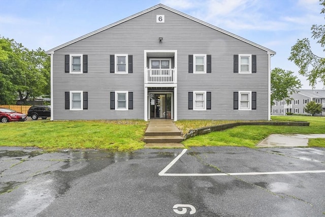 450 Somerset Ave Unit 6-9, Taunton, MA 02780 - view of front of property with uncovered parking and a front yard