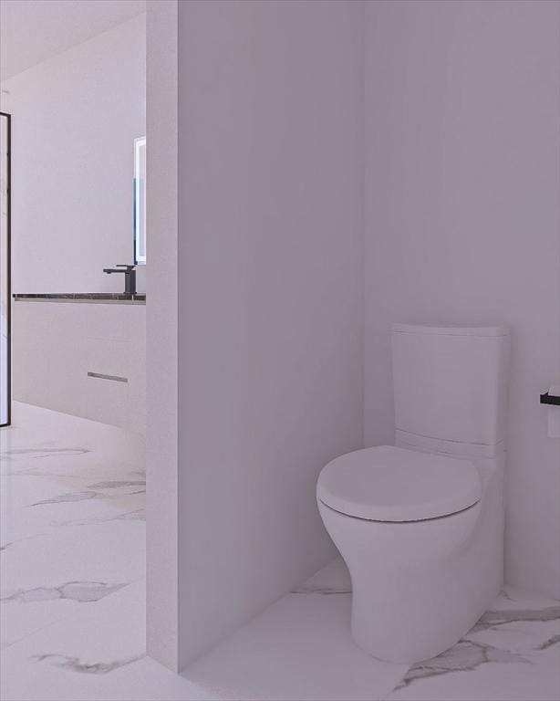 29 Woodford St Unit 2, Boston, MA 02125 - bathroom featuring marble finish flooring and toilet