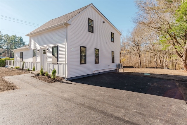 view of side of property