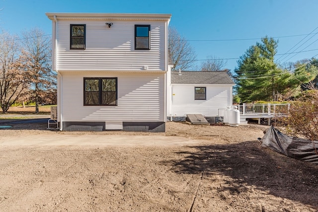 view of rear view of property