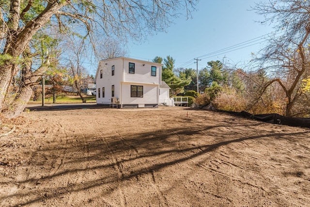 view of rear view of property