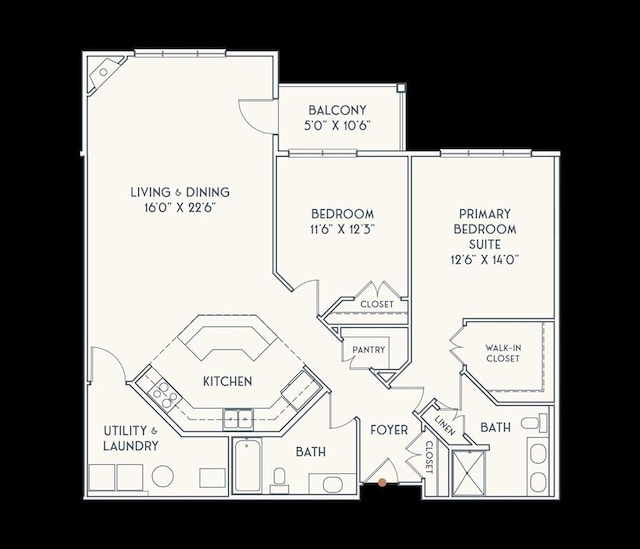 55 Pointe Pl Unit 103, Dover, NH 03820 - view of room layout