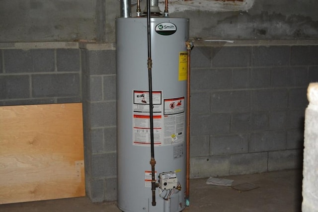 19 Noble Ave, Westfield, MA 01085 - utility room featuring gas water heater