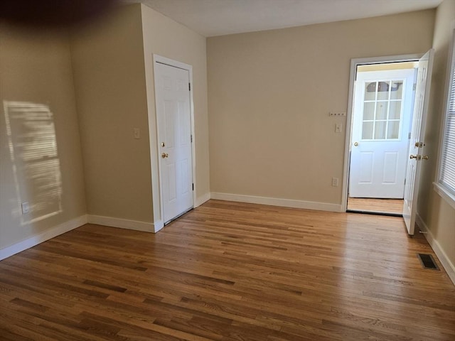 interior space featuring hardwood / wood-style flooring