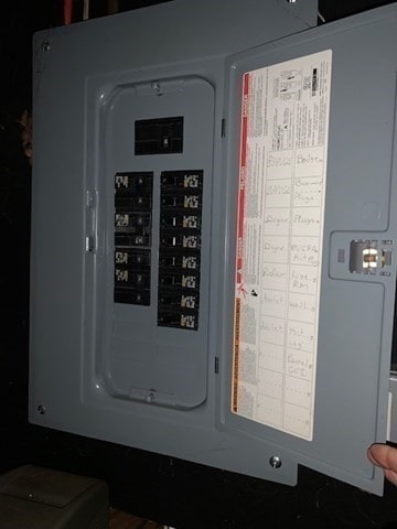 utilities with electric panel