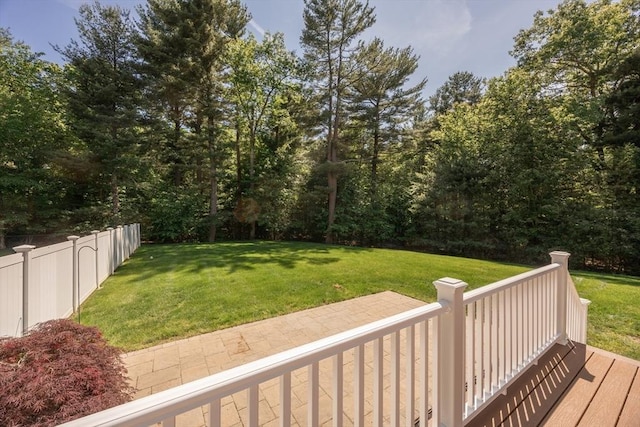 10 Chase Lndg Unit B, Easton, MA 02375 - view of yard featuring a deck