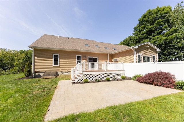10 Chase Lndg Unit B, Easton, MA 02375 - back of property with a patio and a deck