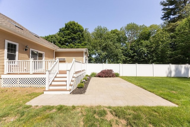 10 Chase Lndg Unit B, Easton, MA 02375 - view of yard with a patio area and a deck