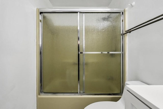 312 Water St Unit 1, Lawrence, MA 01841 - full bath with toilet, vanity, and combined bath / shower with glass door