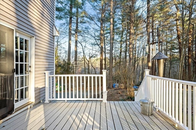 view of deck