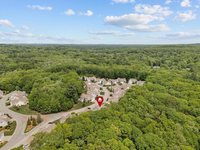89 Cortland Dr Unit 89, North Andover, MA 01845 - view of property location featuring a heavily wooded area and nearby suburban area
