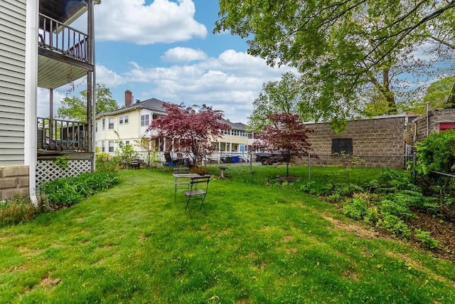 86 Glencoe St Unit 86, Boston, MA 02135 - view of yard with a balcony