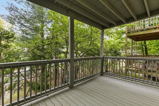 755 Boylston St Unit 1, Brookline, MA 02467 - view of wooden terrace
