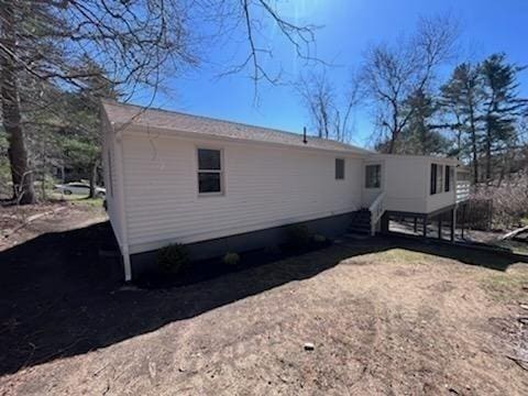 19 Fresh Pond Cir, Plymouth, MA 02360 - view of rear view of house