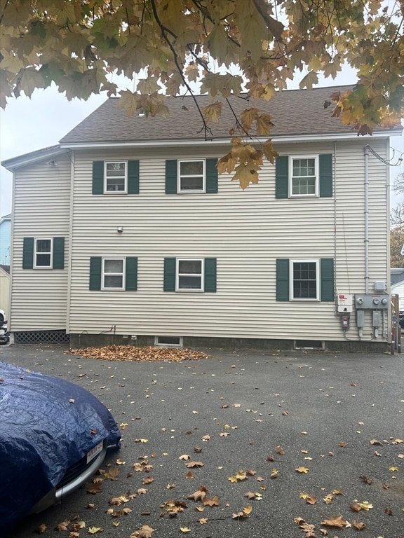 view of rear view of property