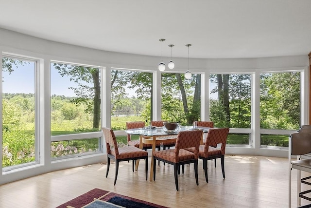 389 River Rd, Carlisle, MA 01741 - sunroom with plenty of natural light and wood finished floors
